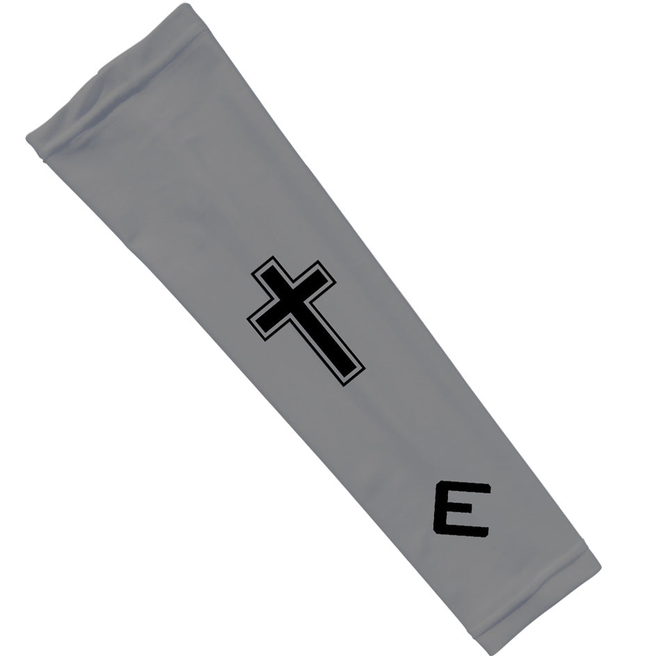 Faith Cross Grey Arm Sleeve