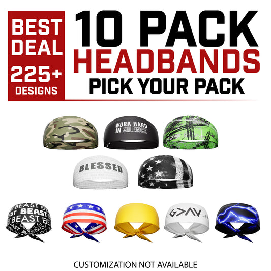 10 Pack Headbands | Pick Your Pack