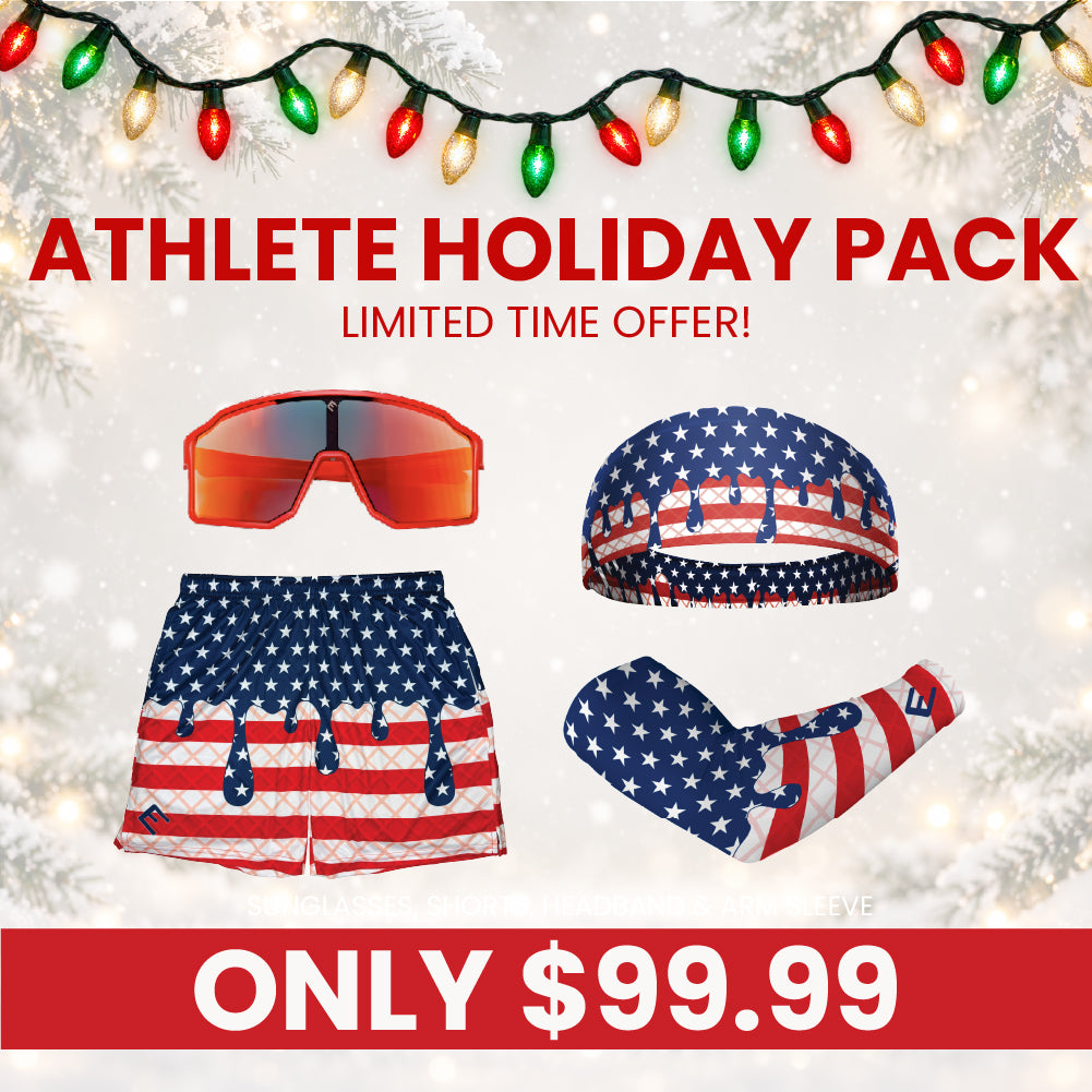 Athlete Holiday Pack | Shorts, Sunglasses, Arm Sleeve & Headband