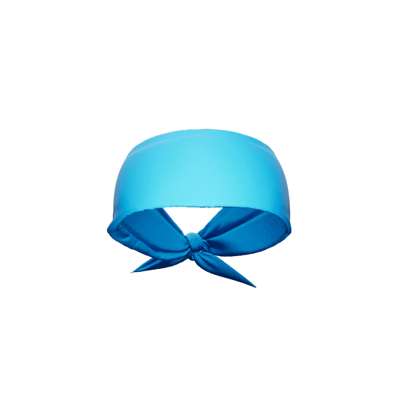 Light Blue Tie Headband