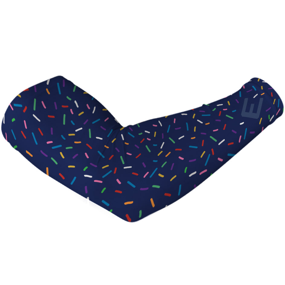 Navy Sprinkles Arm Sleeve