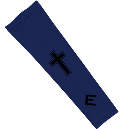 Faith Cross Navy Arm Sleeve