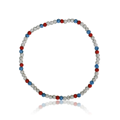 Old Glory Bead Necklace