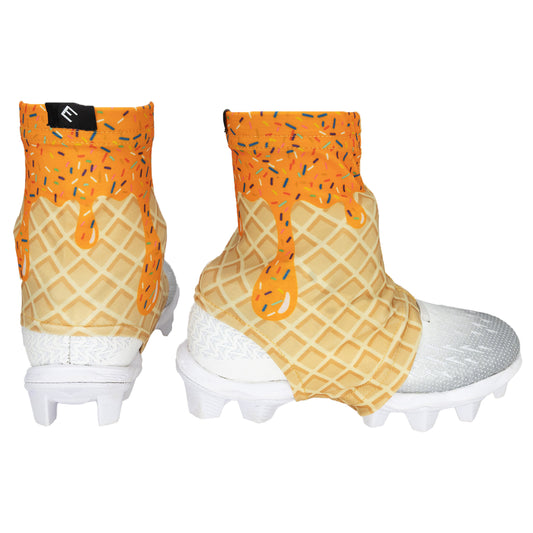 Orange Ice Cream Cleat Covers