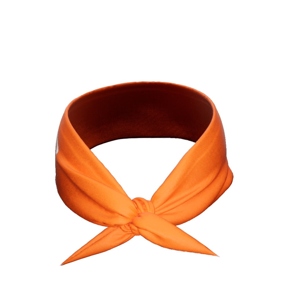 Orange Tie Headband