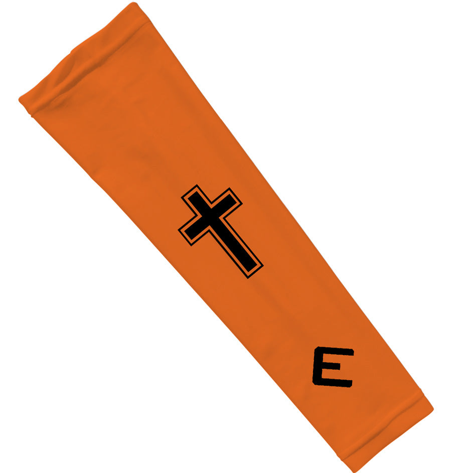 Faith Cross Orange Arm Sleeve