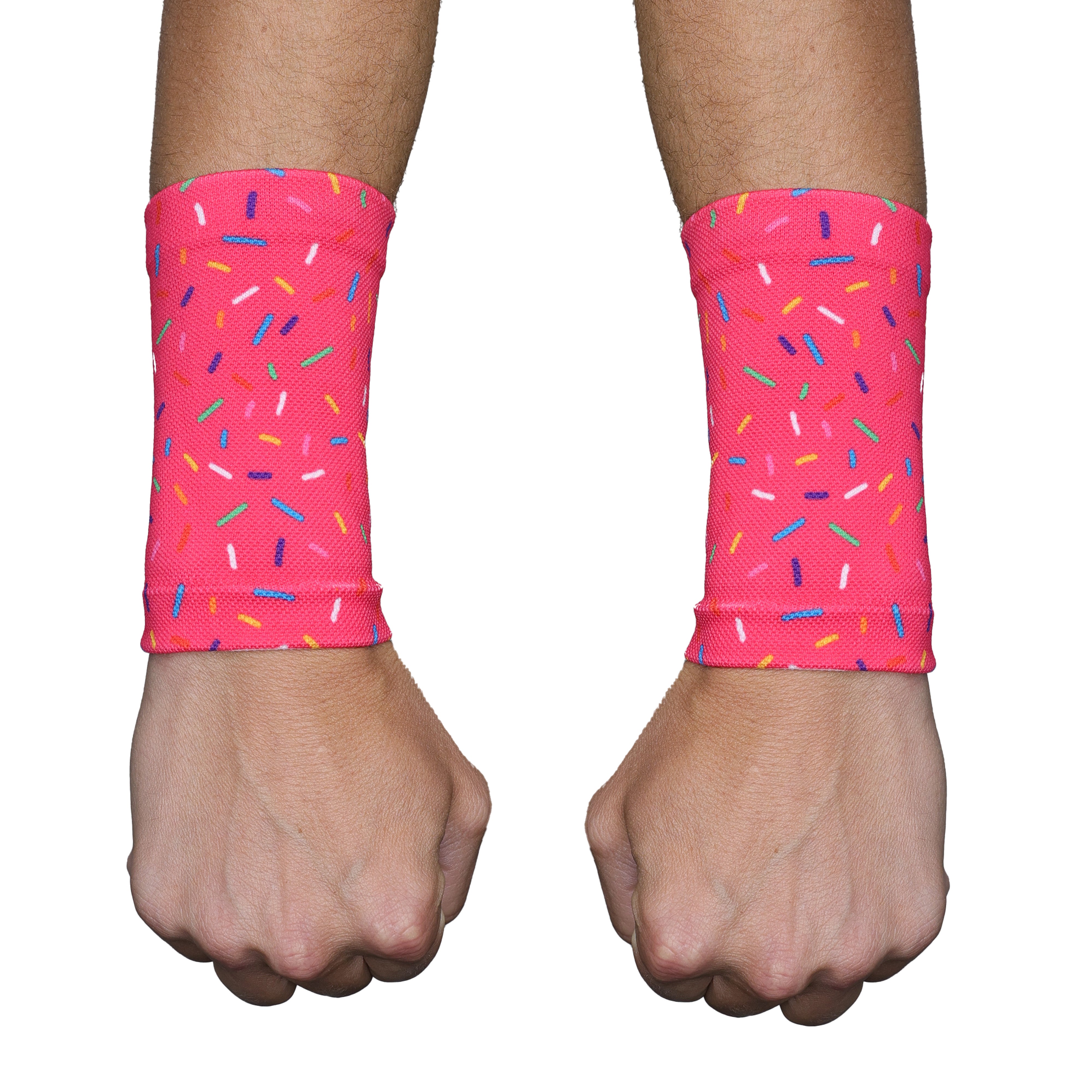 Pink Sprinkles Wrist Support Sleeves