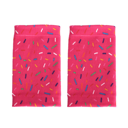 Pink Sprinkles Wrist Support Sleeves