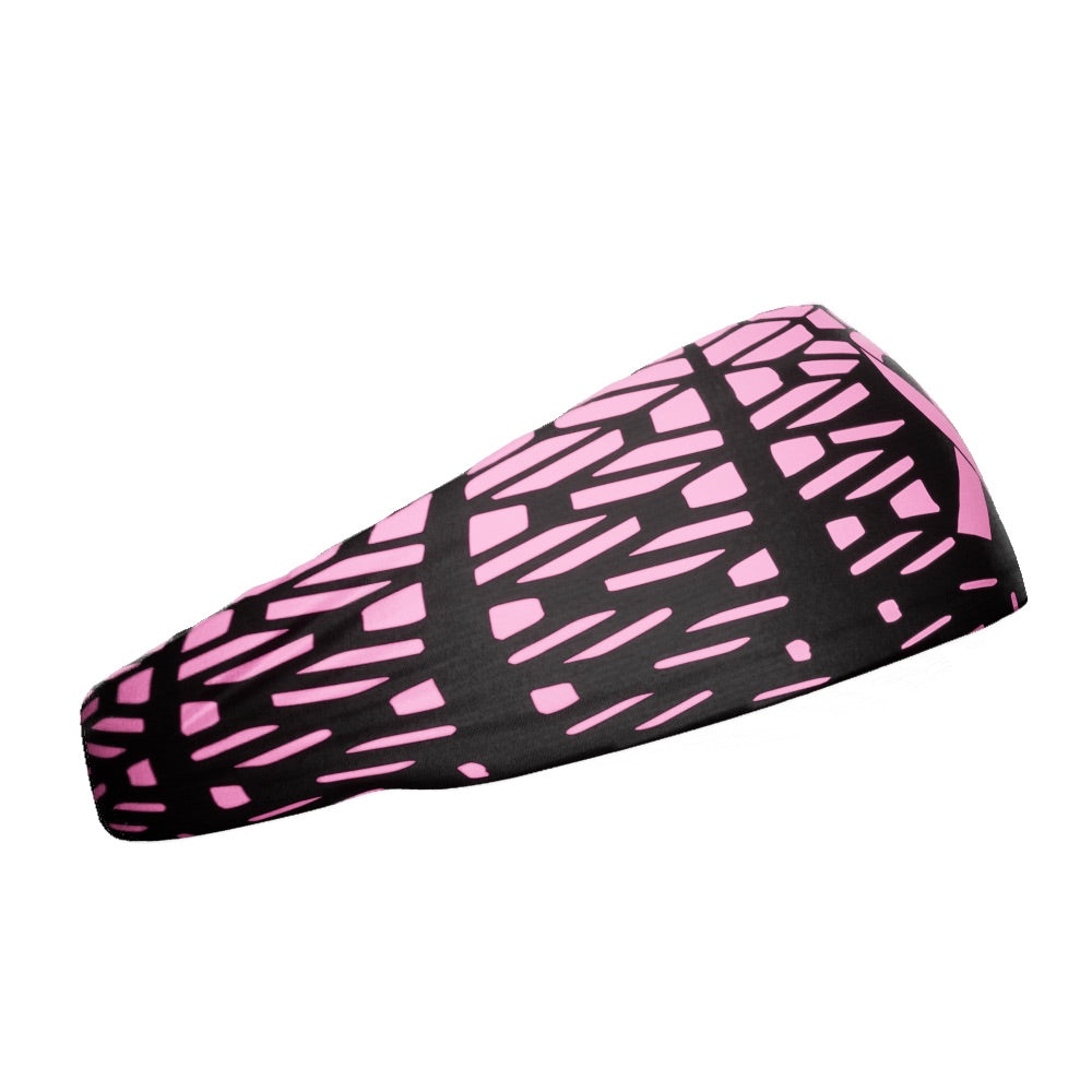 Pink Honeycomb Breast Cancer Headband