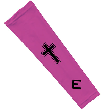 Faith Cross Pink Arm Sleeve