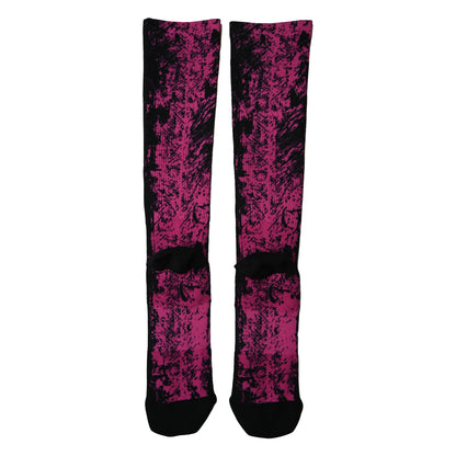 Pink Splattered Breast Cancer Compression Socks (20-30mmHg)