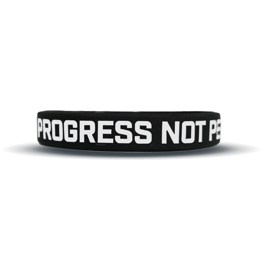 PROGRESS NOT PERFECTION Wristband