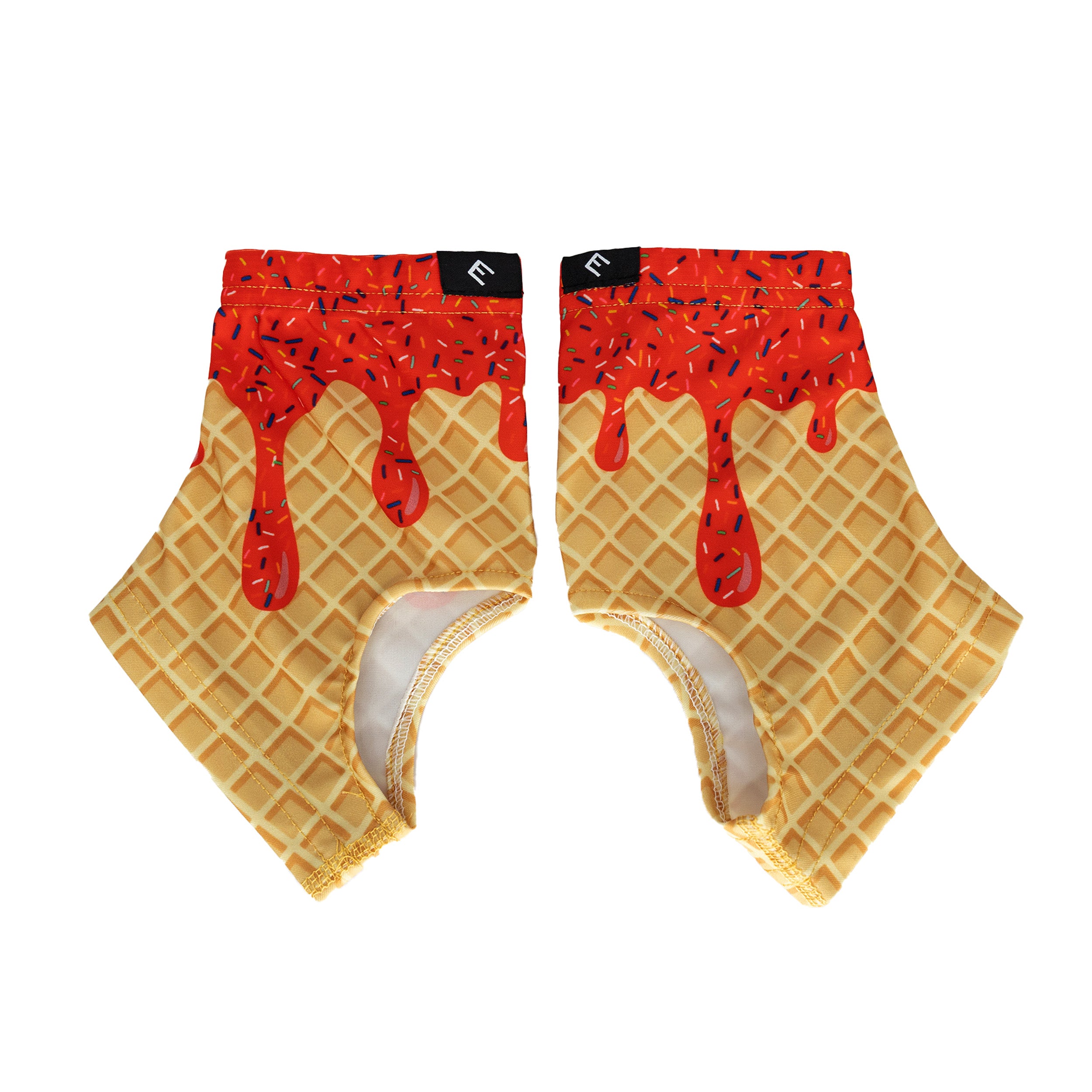 Red Ice Cream Cleat Covers (Spats)