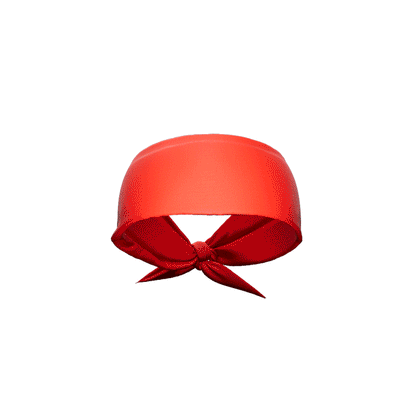 Red Tie Headband