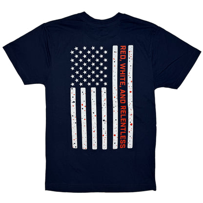 Red, White & Relentless T-Shirt