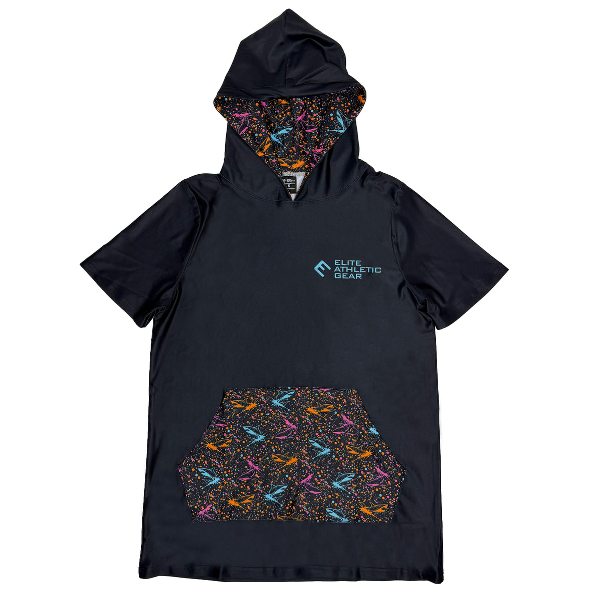 Stay Hungry Shark Short Sleeve Hoodie