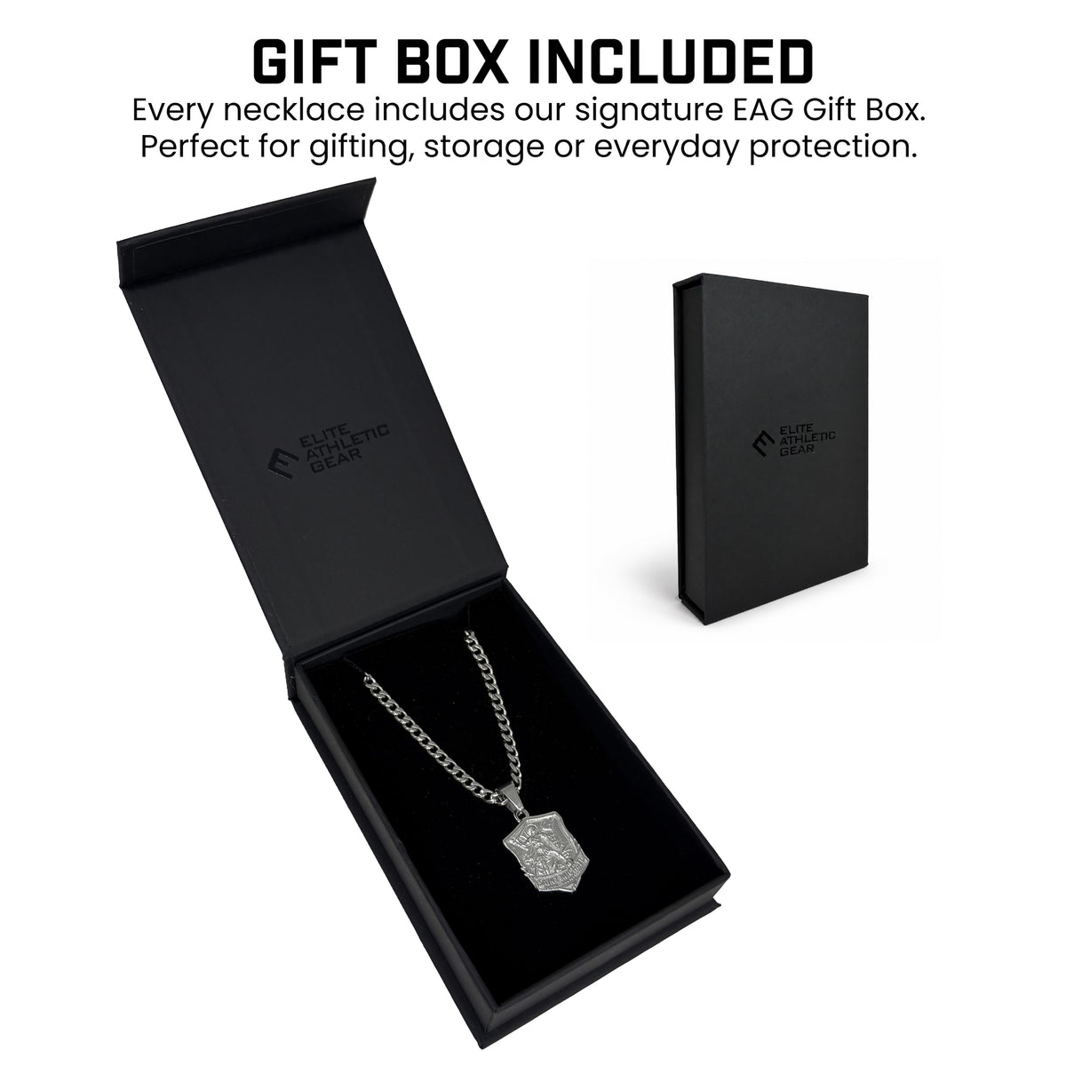 Pro Saint Michael Pendant Necklace - Stainless Steel