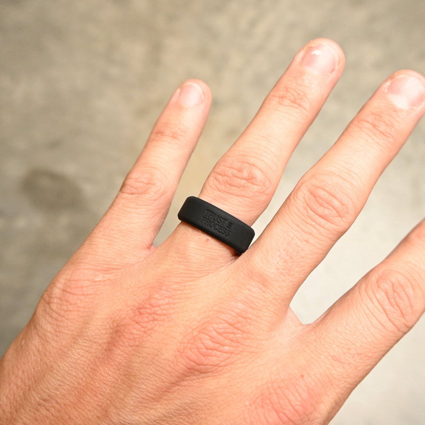 Trust The Process Silicone Ring