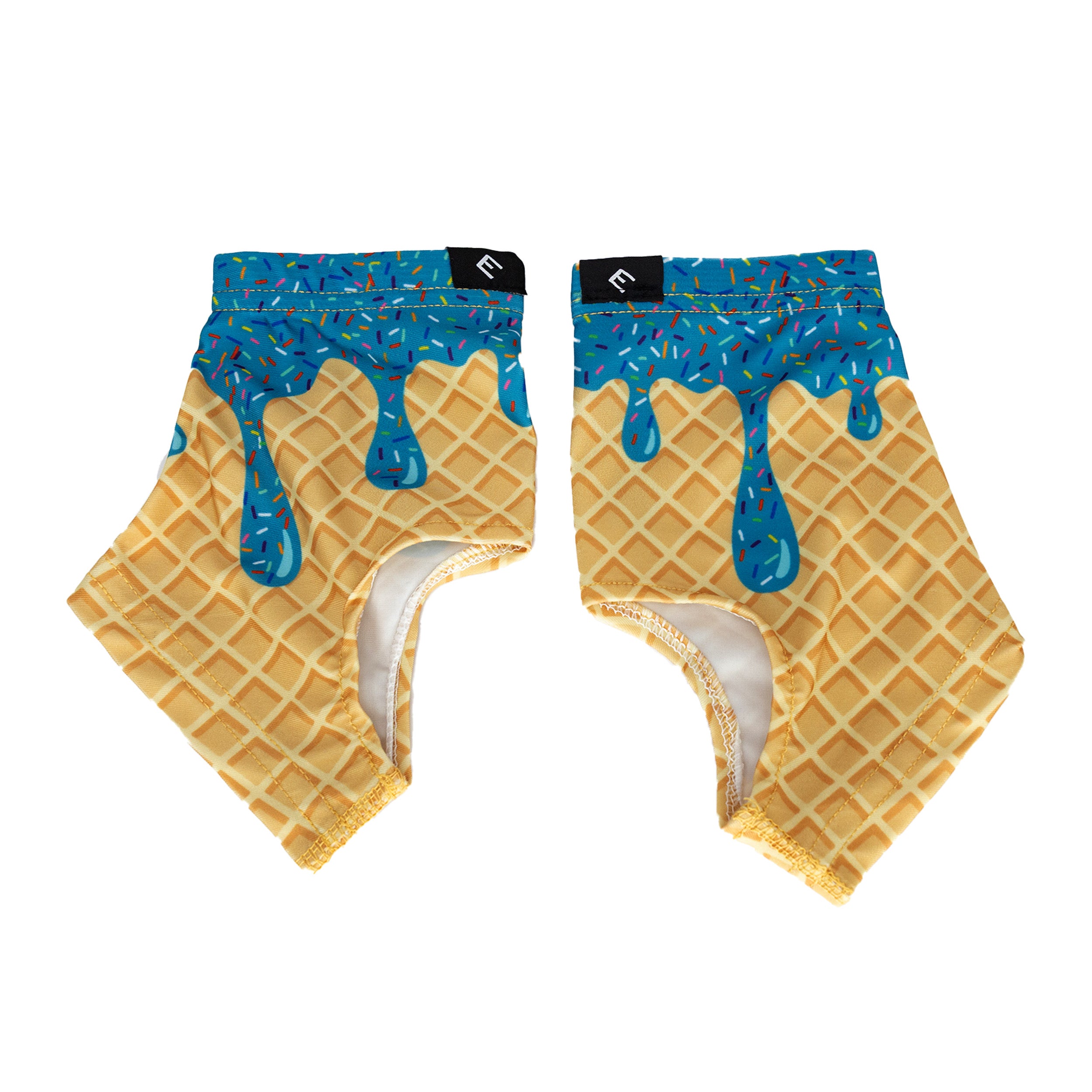 Teal Ice Cream Cleat Covers (Spats)