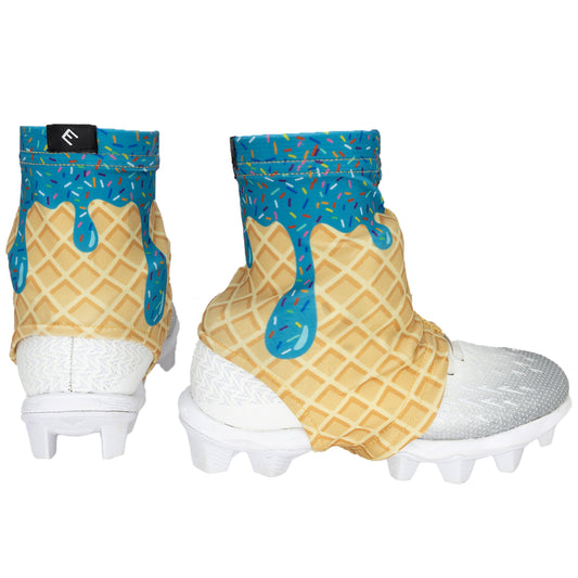 Teal Ice Cream Cleat Covers