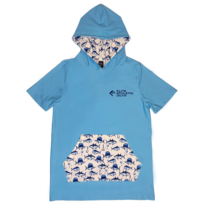 Tight Lines Short Sleeve Hoodie