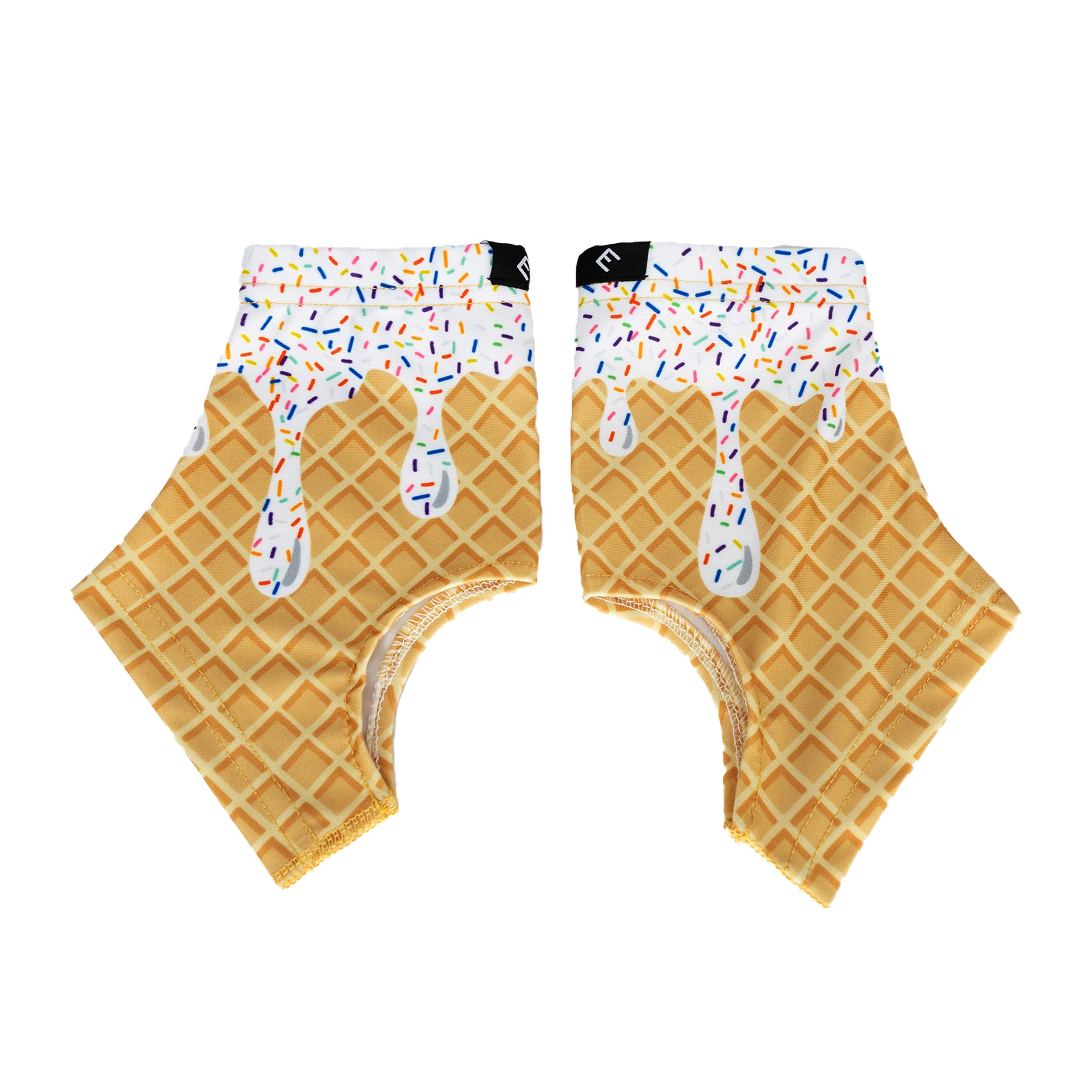 White Ice Cream Cleat Covers (Spats)