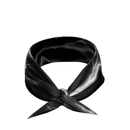 White Lightning Tie Headband