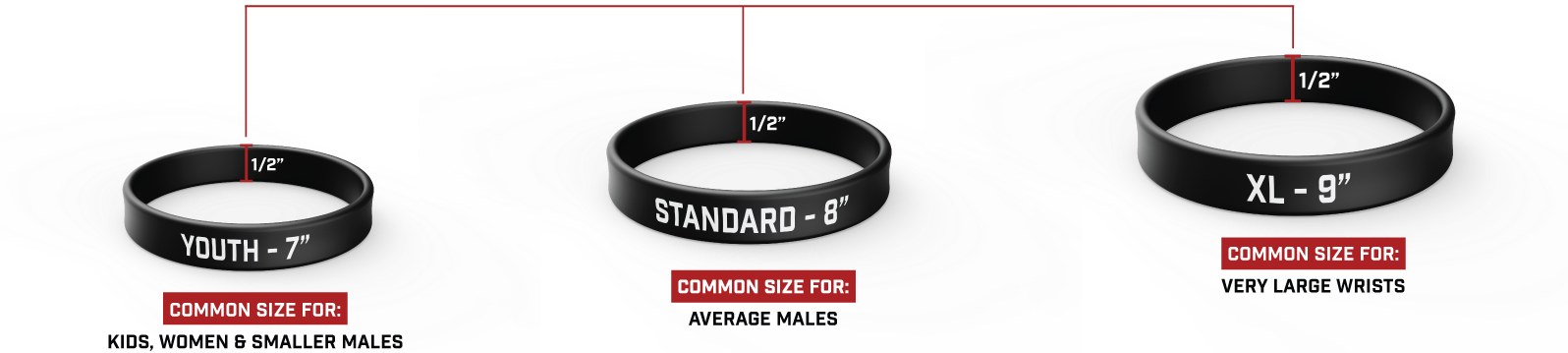 WRISTBAND SIZING GUIDE