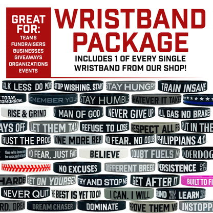 Wristband Package (126 Wristbands)