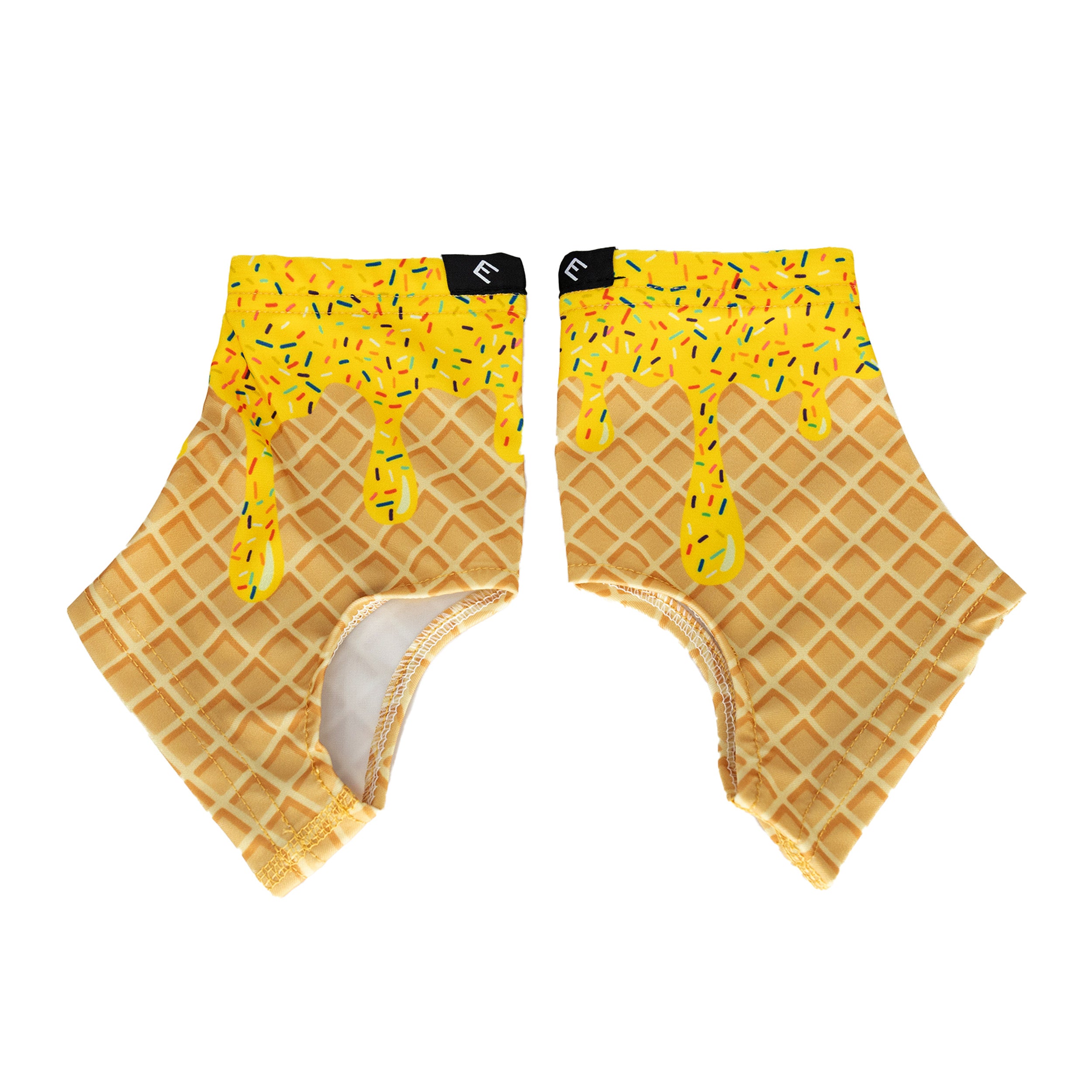 Yellow Ice Cream Cleat Covers (Spats)