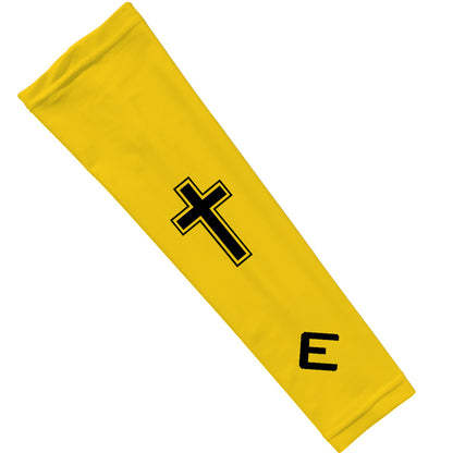 Faith Cross Yellow Arm Sleeve