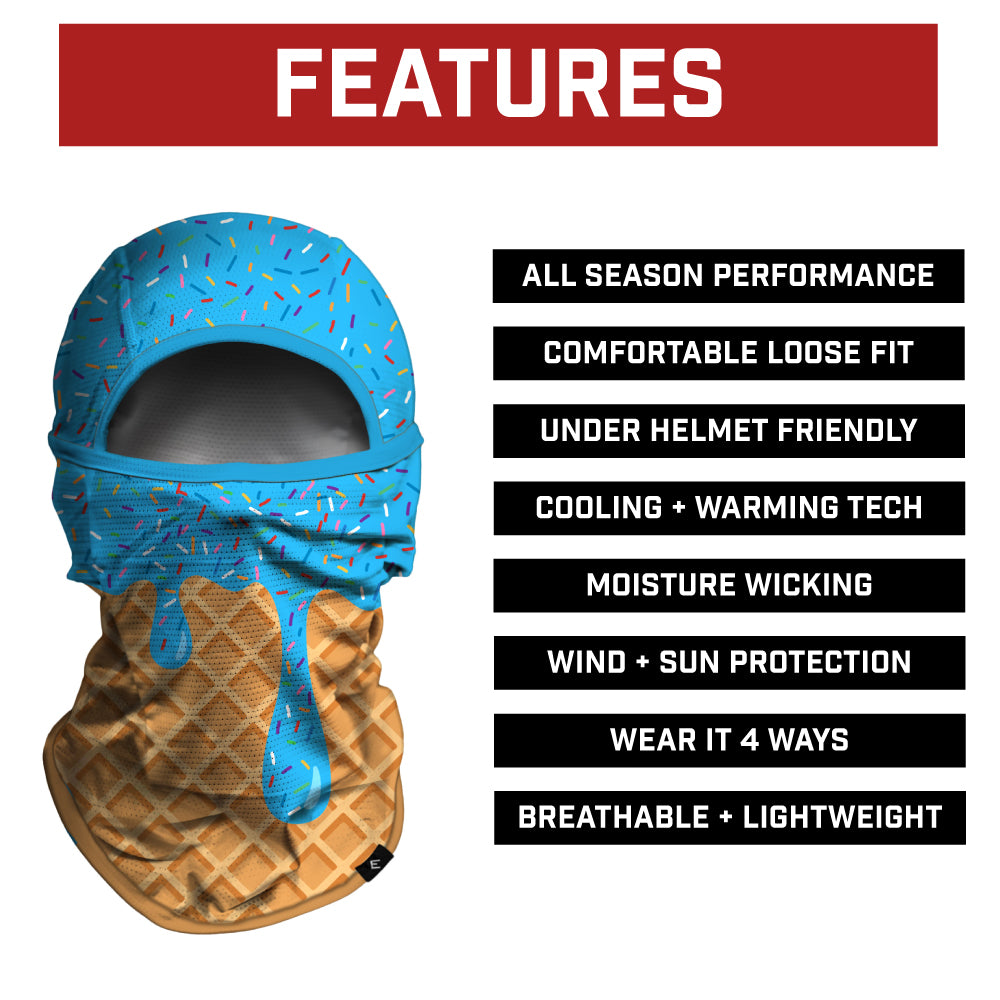 Blue Ice Cream Balaclava Mask (Shiesty)