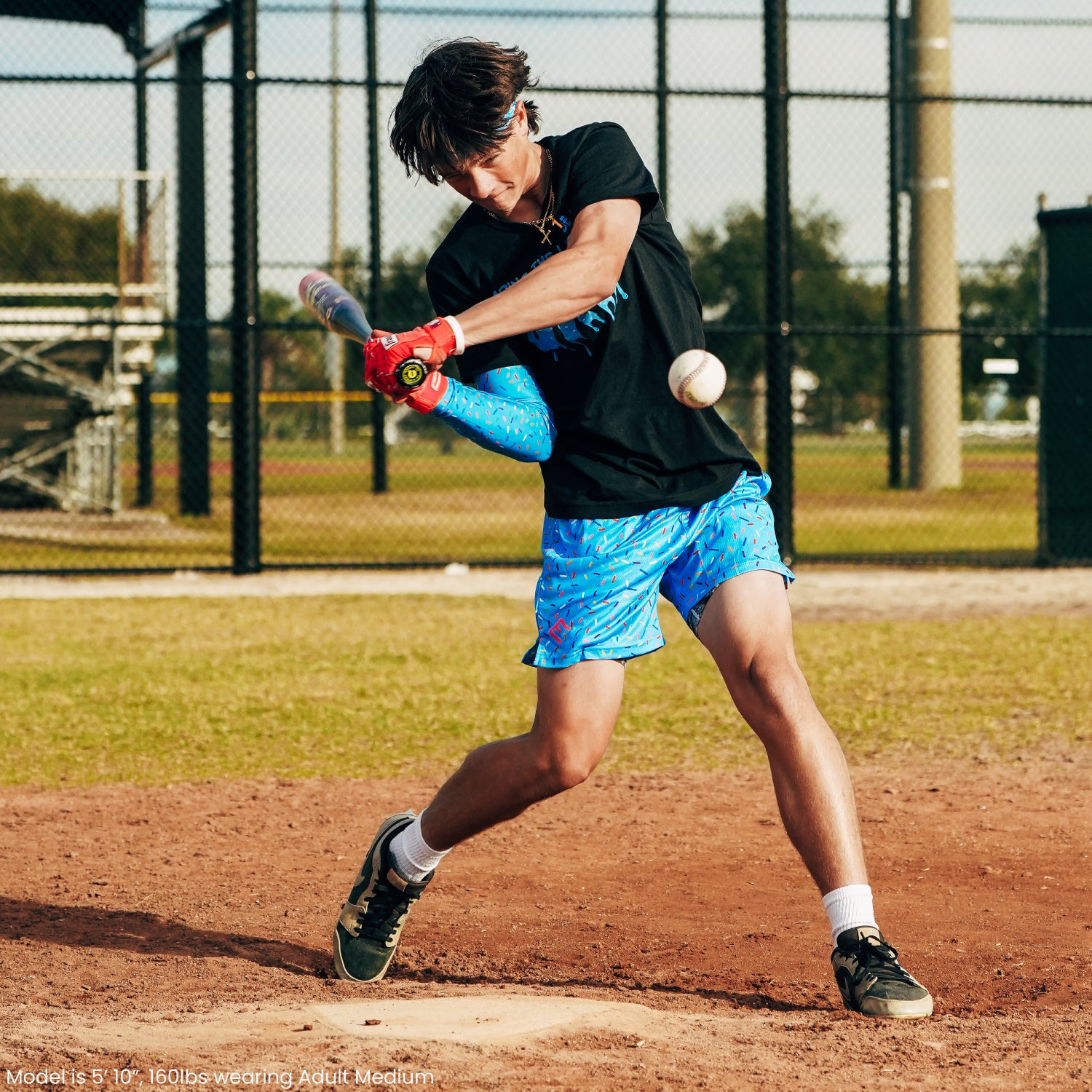 Blue Sprinkles Shorts