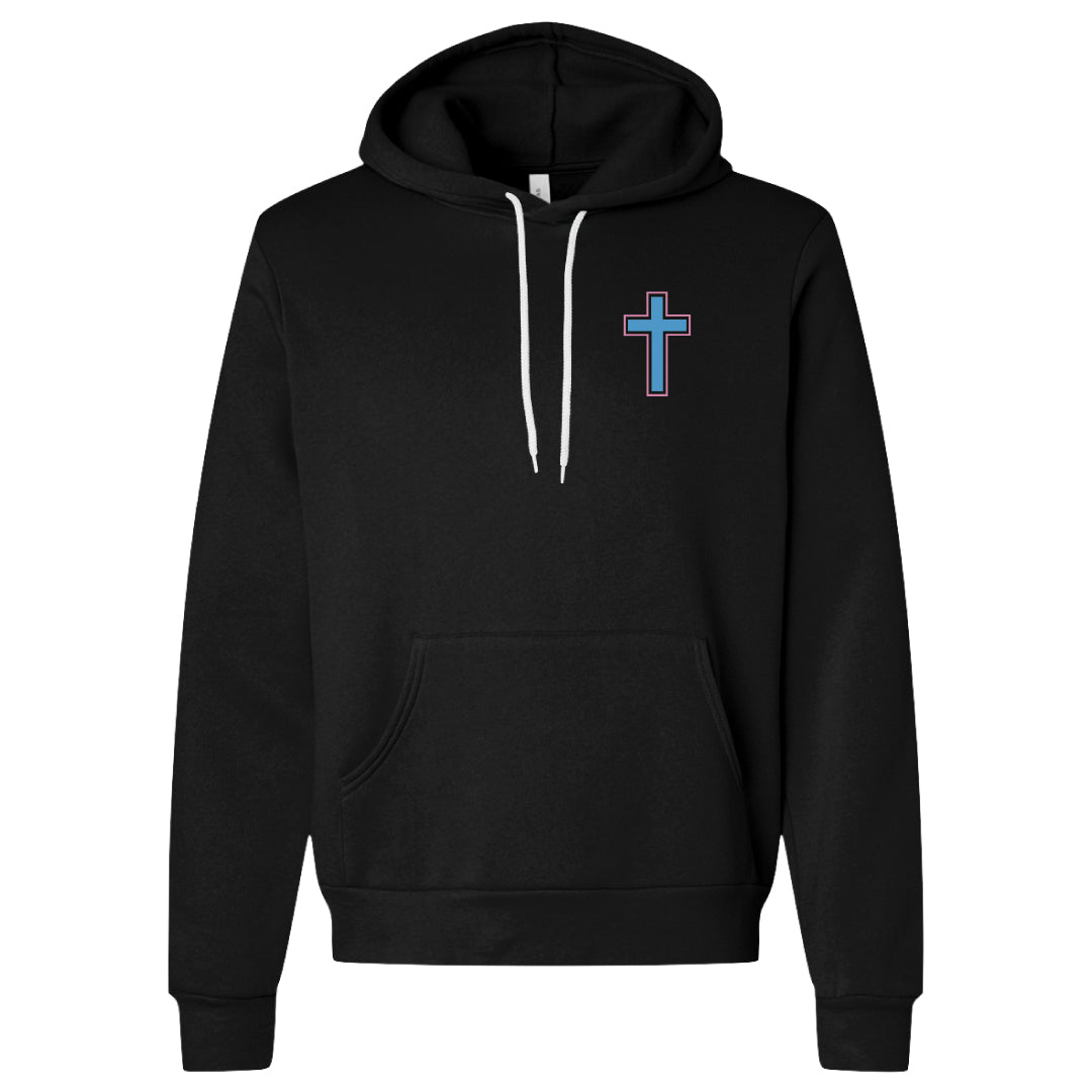 Cotton Candy Cross Hoodie