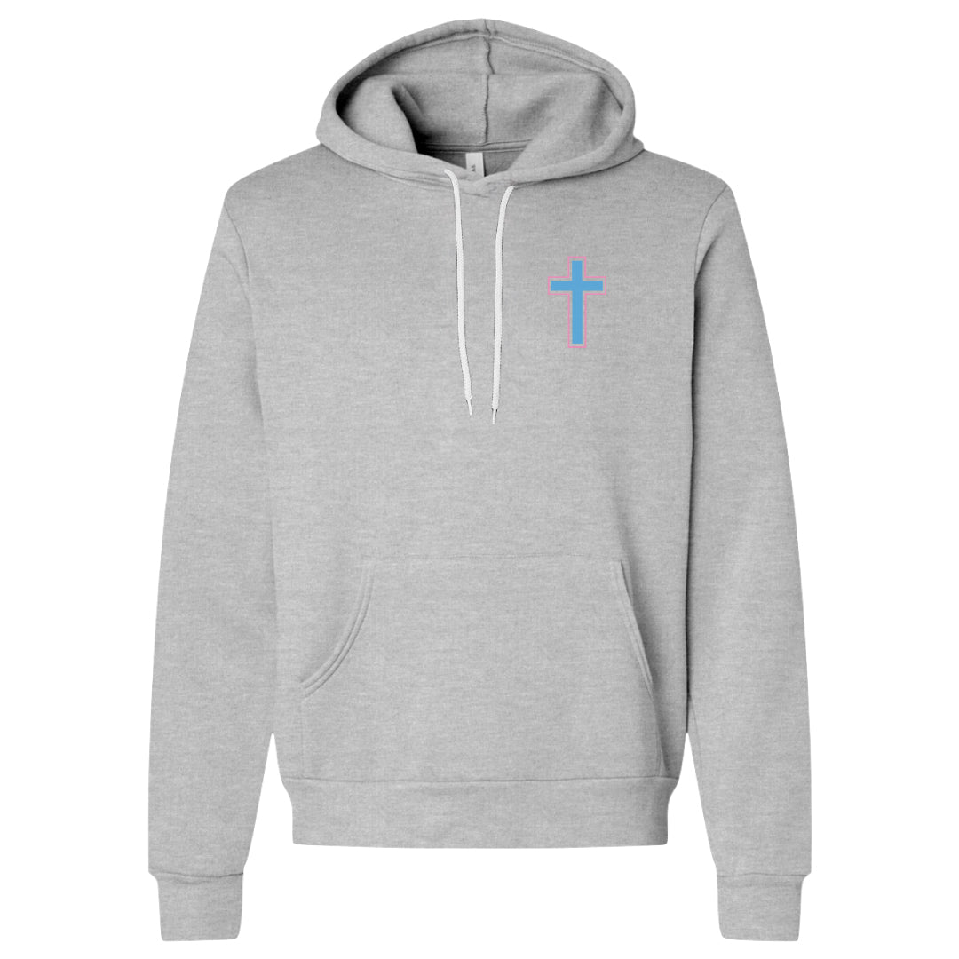Cotton Candy Cross Hoodie