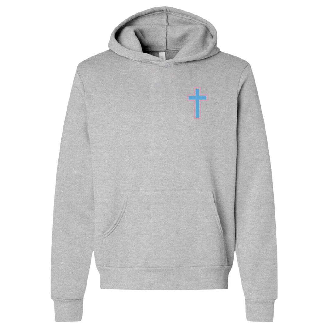 Cotton Candy Cross Hoodie