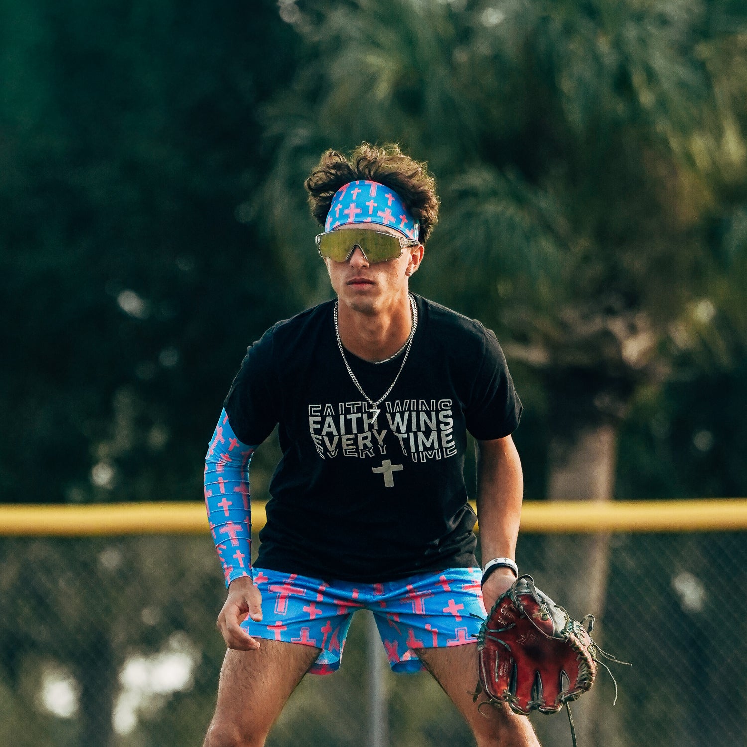 Cotton Candy Cross Headband