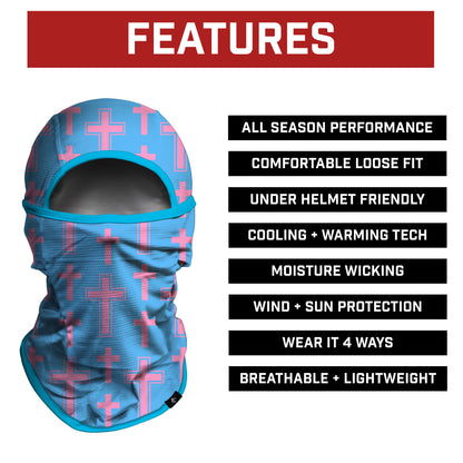 Cotton Candy Cross Balaclava Mask (Shiesty)