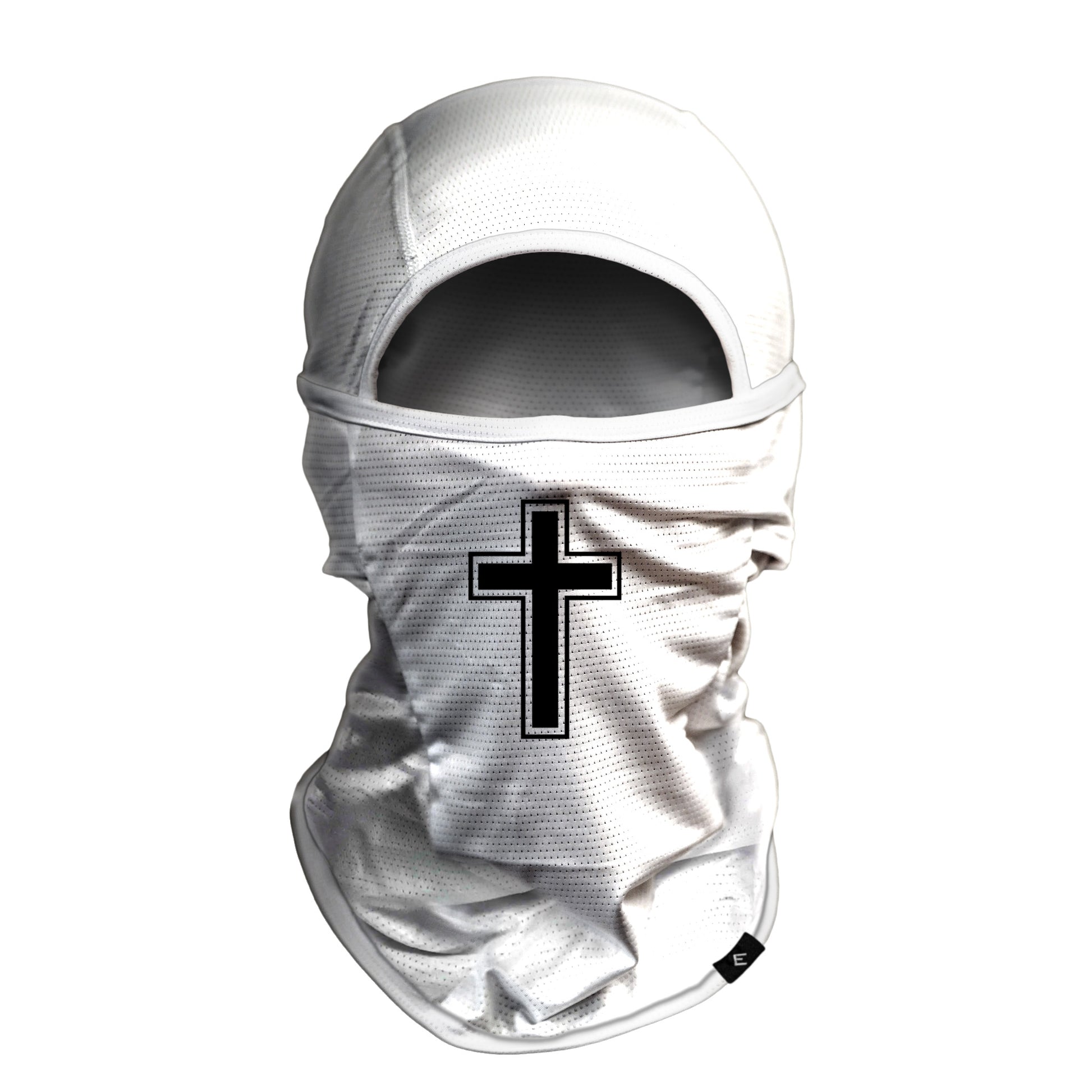 Faith Cross White Balaclava Mask (Shiesty)