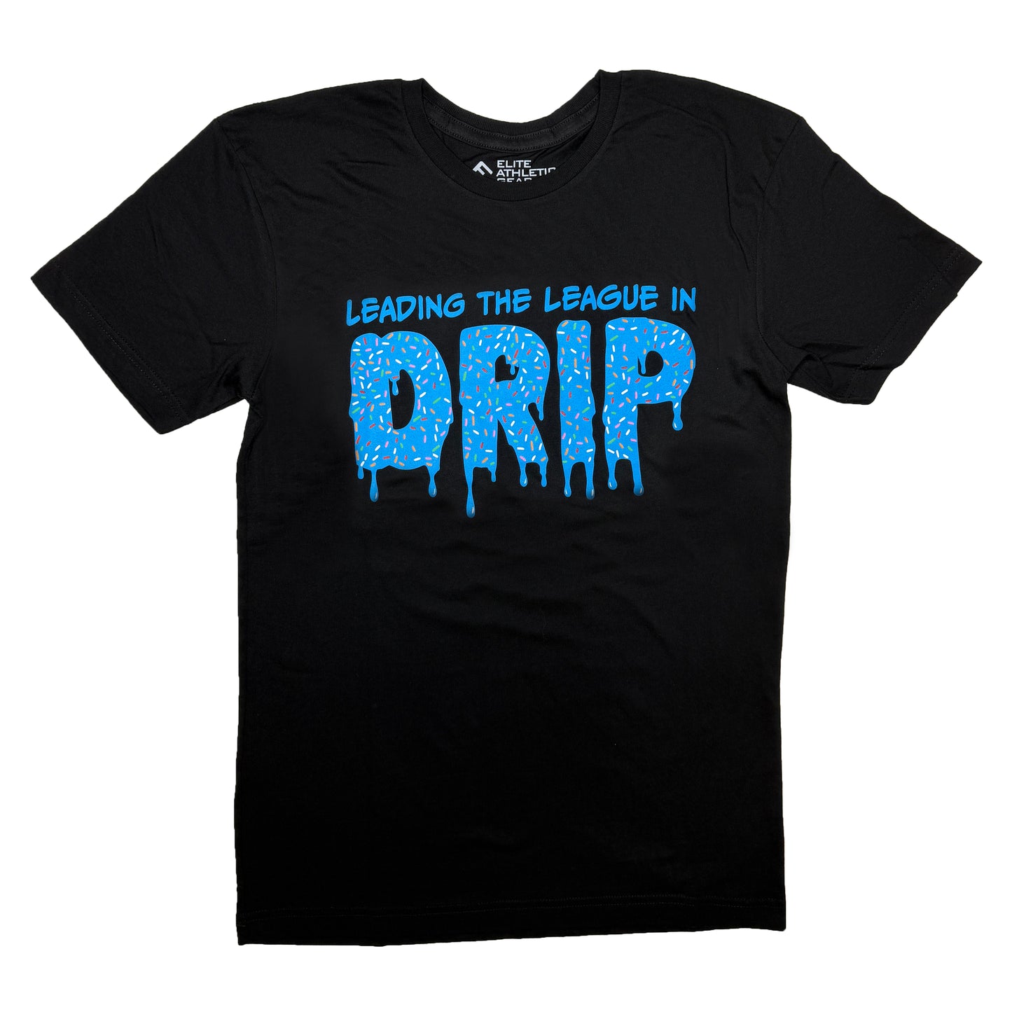 Leading The League T-Shirt - Black / Blue
