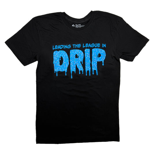 Leading The League T-Shirt - Black / Blue