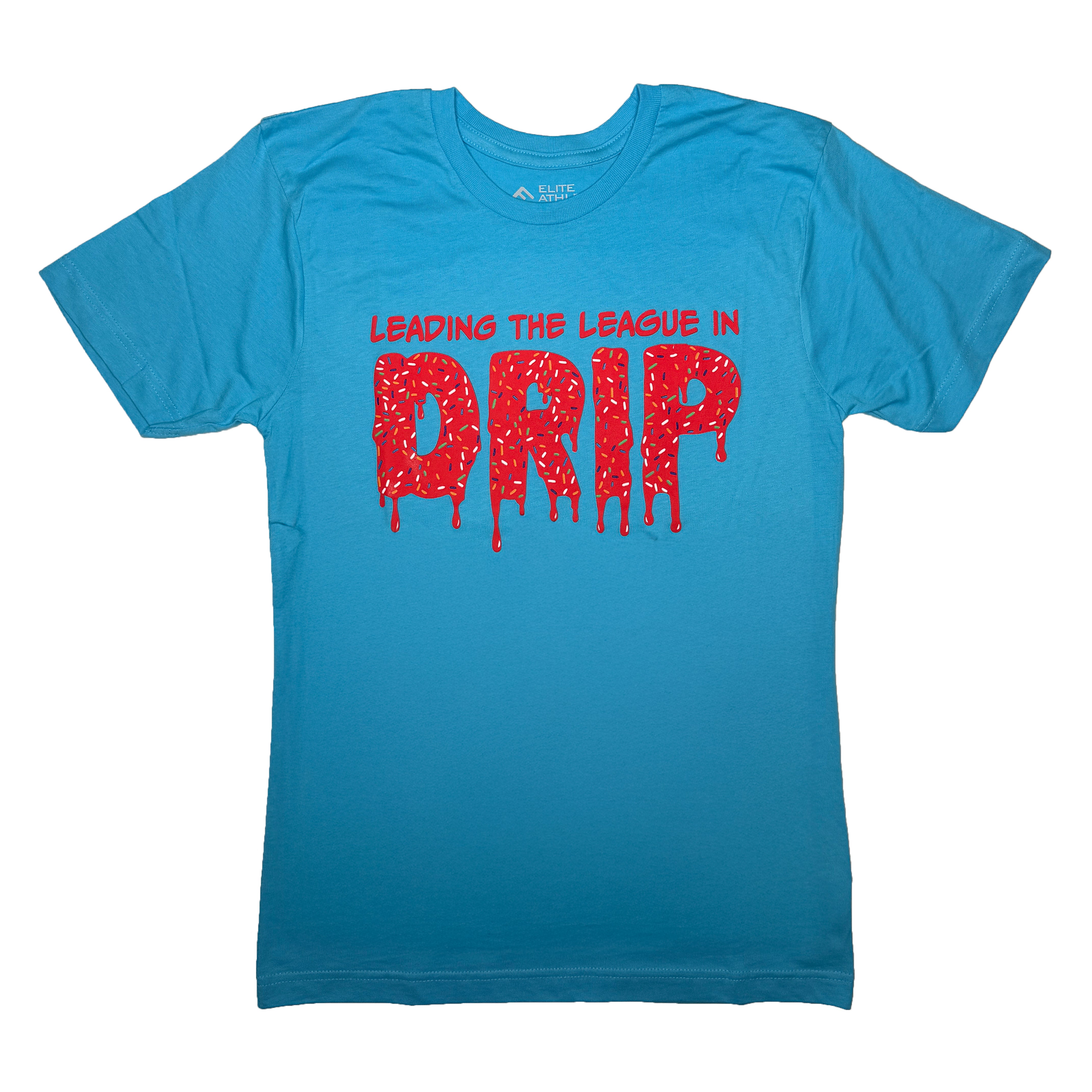 Leading The League T-Shirt - Blue / Pink