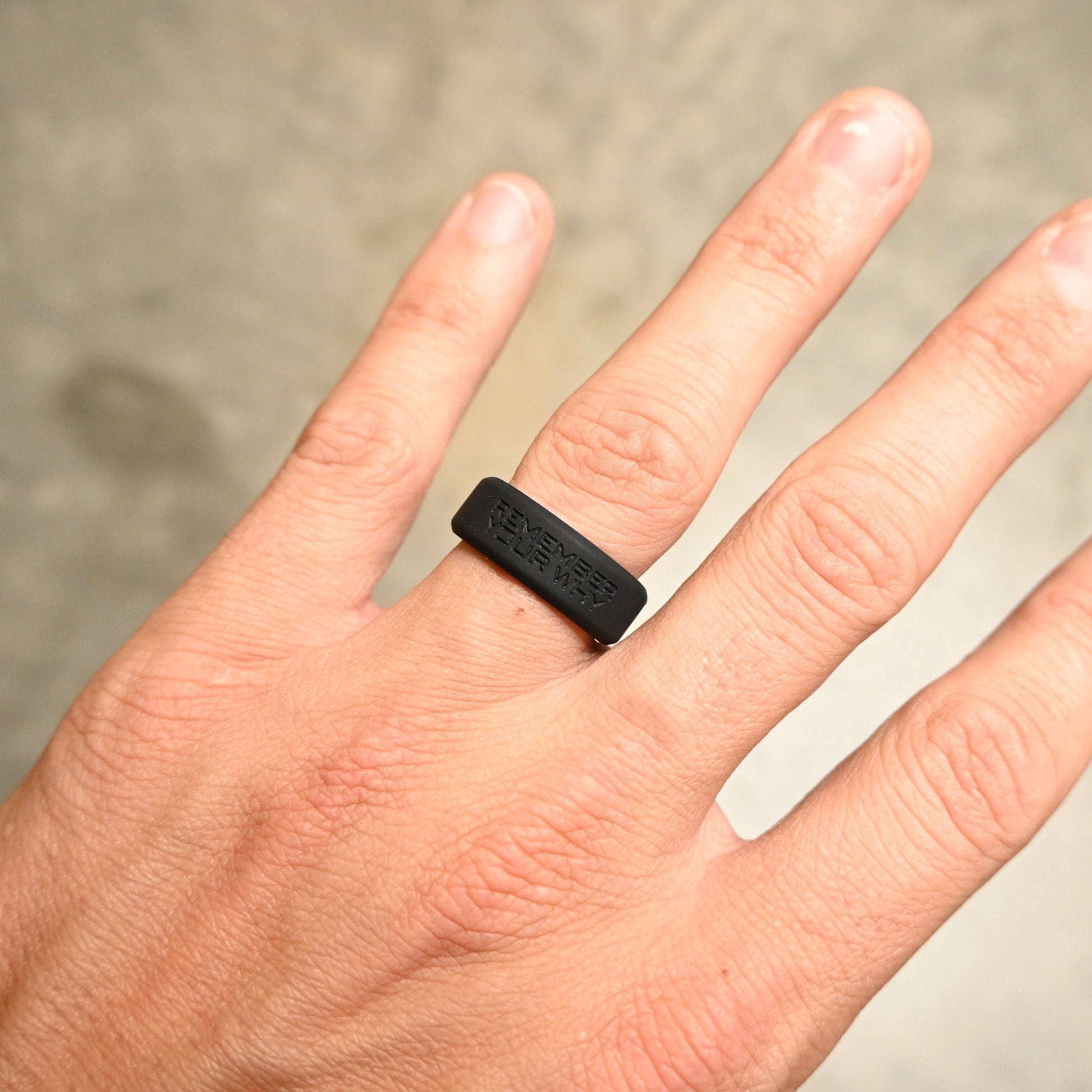 Remember Your Why Silicone Ring