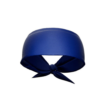 Blue Tie Headband