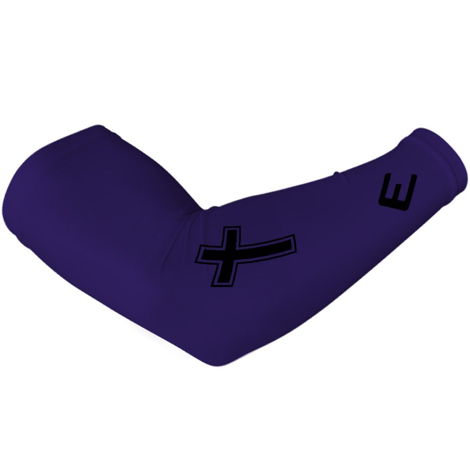 Faith Cross Purple Arm Sleeve