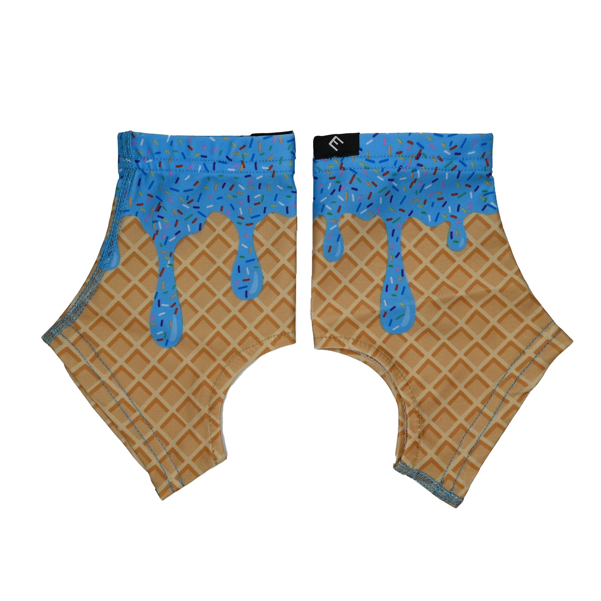 Blue Ice Cream Cleat Covers (Spats)