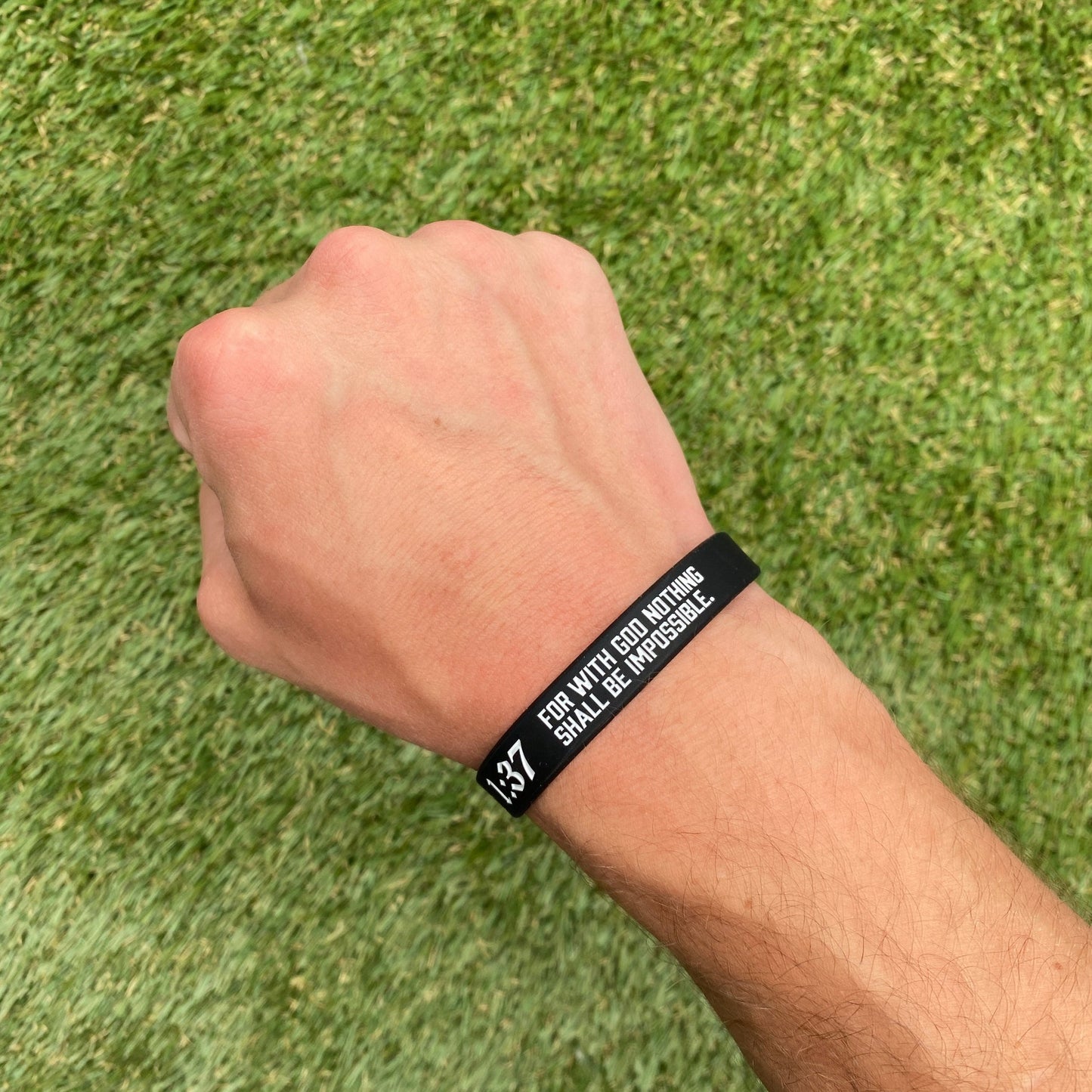 Luke 1:37 Wristband