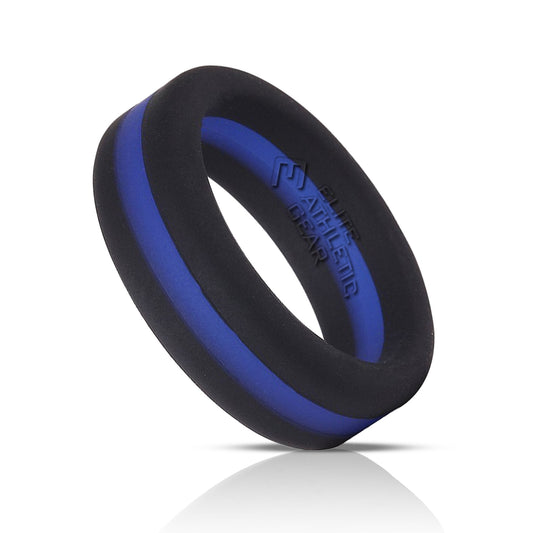 Thin Blue Line Silicone Ring