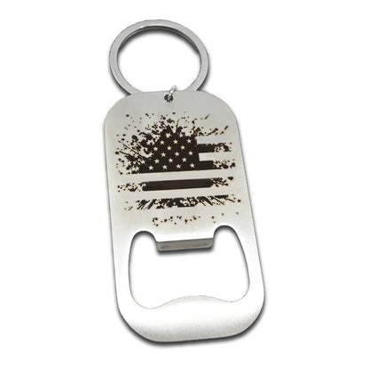 USA Splattered Bottle Opener