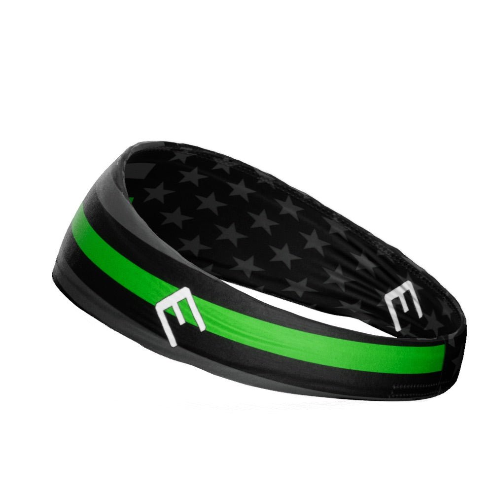 Thin Lime Green Line Headband